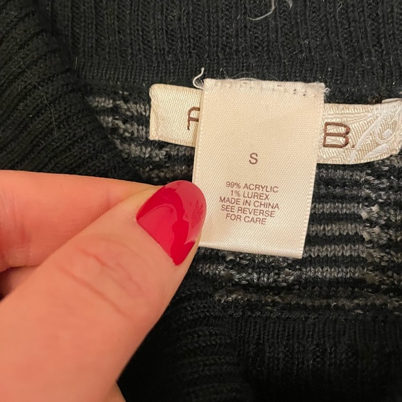 Arden B Striped Cowl Neck Sweater - Picture 6 of 10